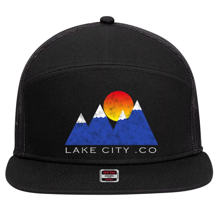 Lake City .CO 7 Panel Mesh Trucker Snapback Hat