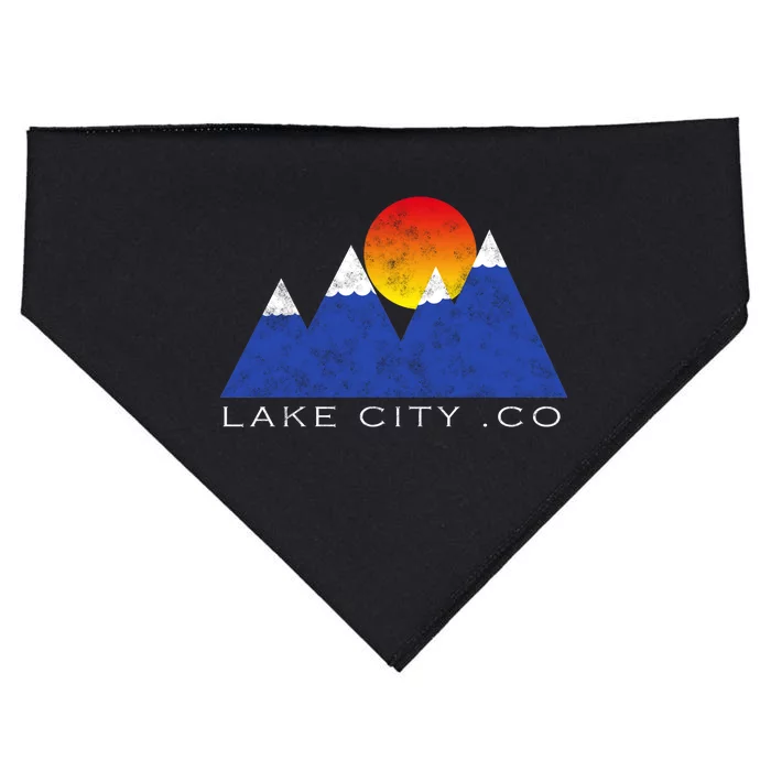 Lake City .CO USA-Made Doggie Bandana