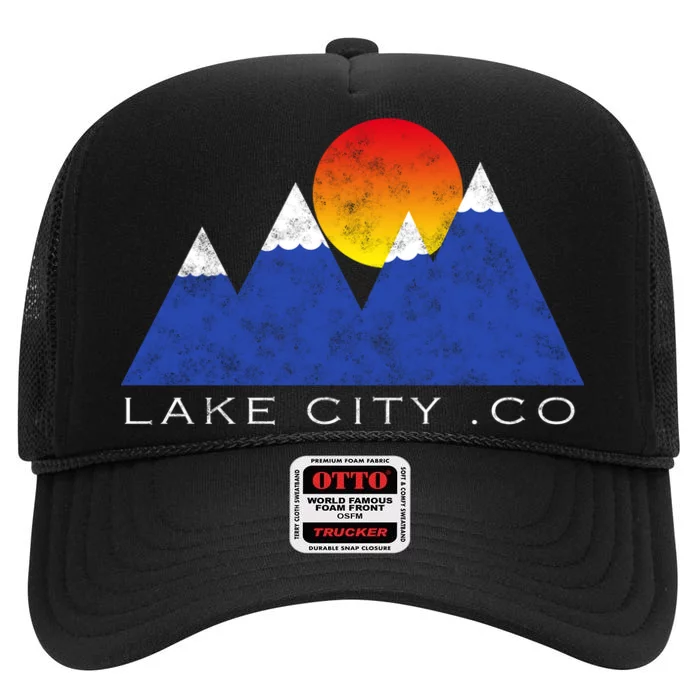 Lake City .CO High Crown Mesh Trucker Hat