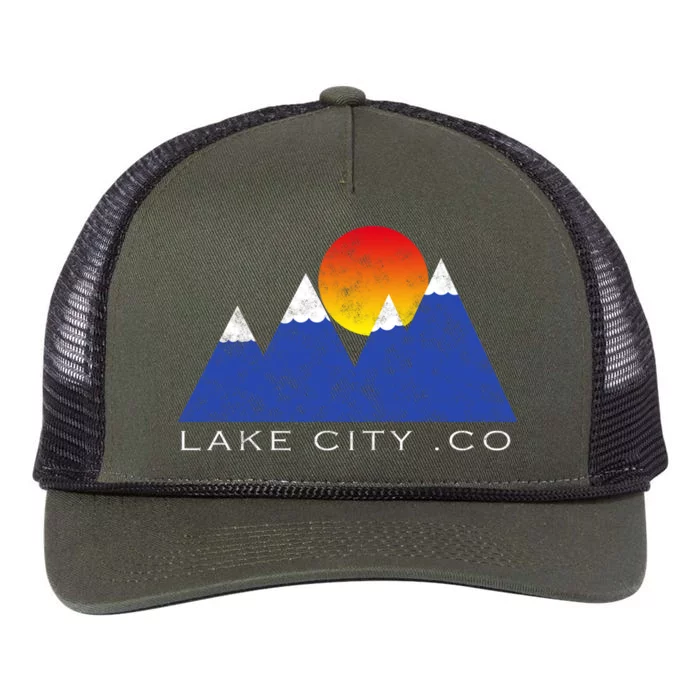 Lake City .CO Retro Rope Trucker Hat Cap