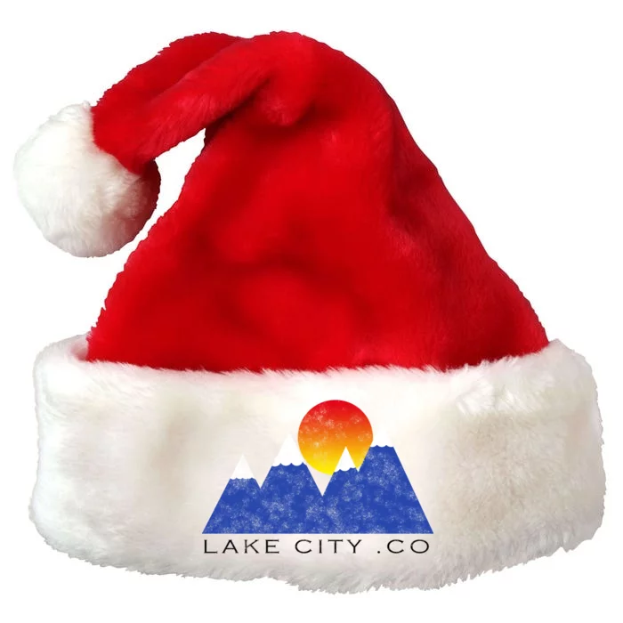 Lake City .CO Premium Christmas Santa Hat