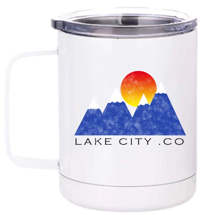 Lake City .CO Front & Back 12oz Stainless Steel Tumbler Cup