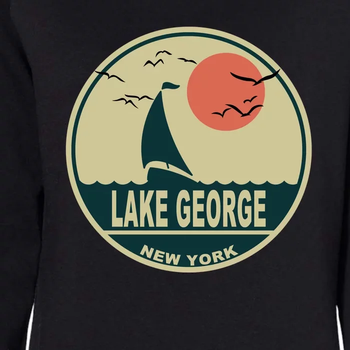 Lake George New York Womens California Wash Sweatshirt