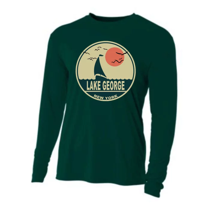 Lake George New York Cooling Performance Long Sleeve Crew