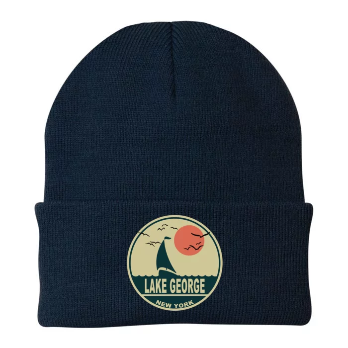 Lake George New York Knit Cap Winter Beanie