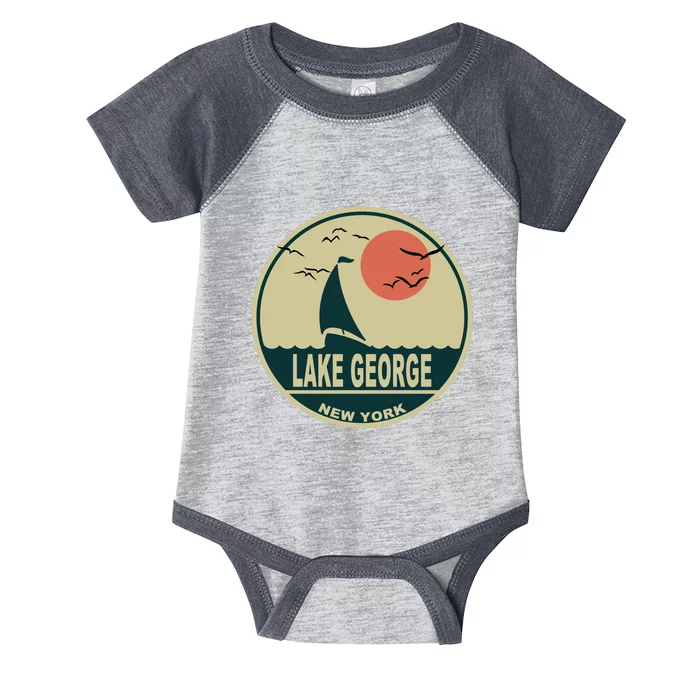 Lake George New York Infant Baby Jersey Bodysuit