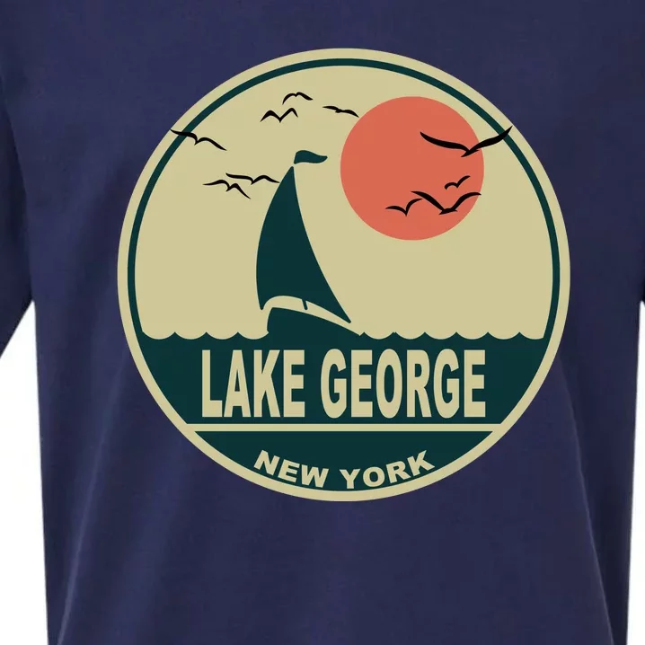 Lake George New York Sueded Cloud Jersey T-Shirt