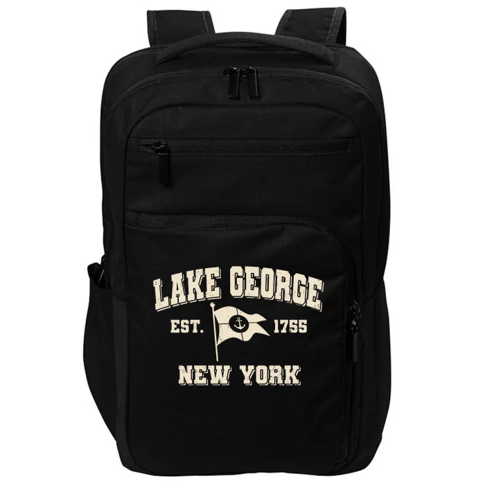 Lake George New York Est. 1755 Impact Tech Backpack