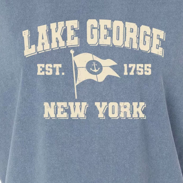 Lake George New York Est. 1755 Garment-Dyed Women's Muscle Tee