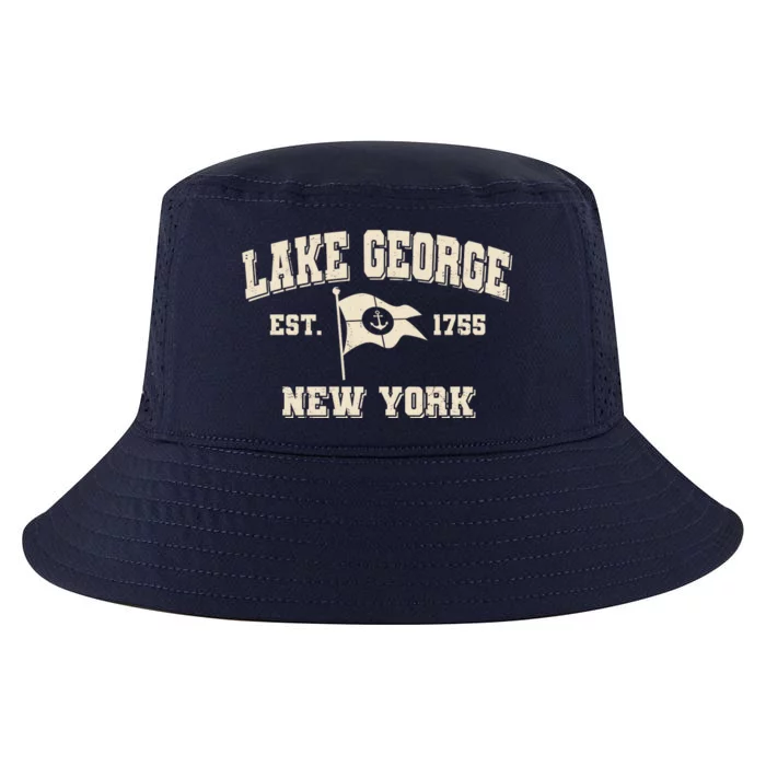 Lake George New York Est. 1755 Cool Comfort Performance Bucket Hat