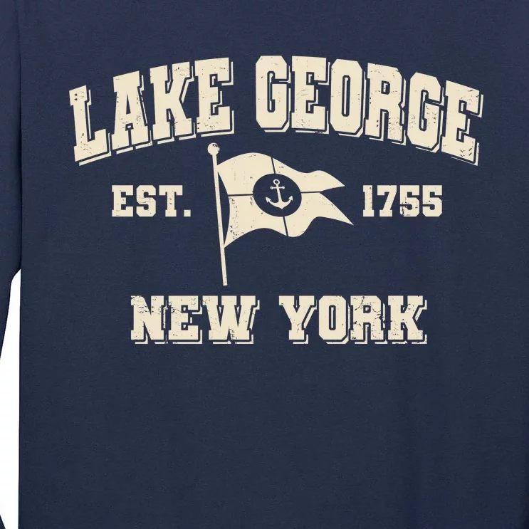 Lake George New York Est. 1755 Tall Long Sleeve T-Shirt