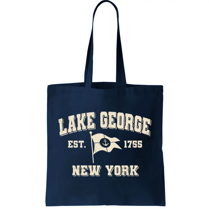 Lake George New York Est. 1755 Tote Bag