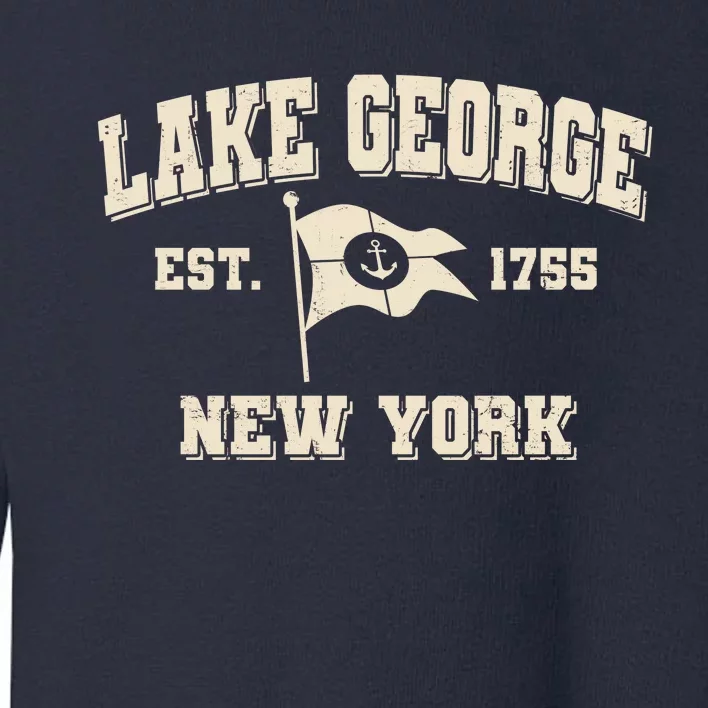 Lake George New York Est. 1755 Toddler Sweatshirt