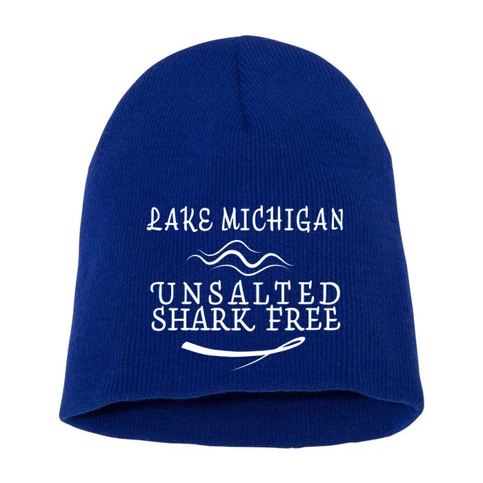 Lake Michigan Unsalted Shark Free Short Acrylic Beanie