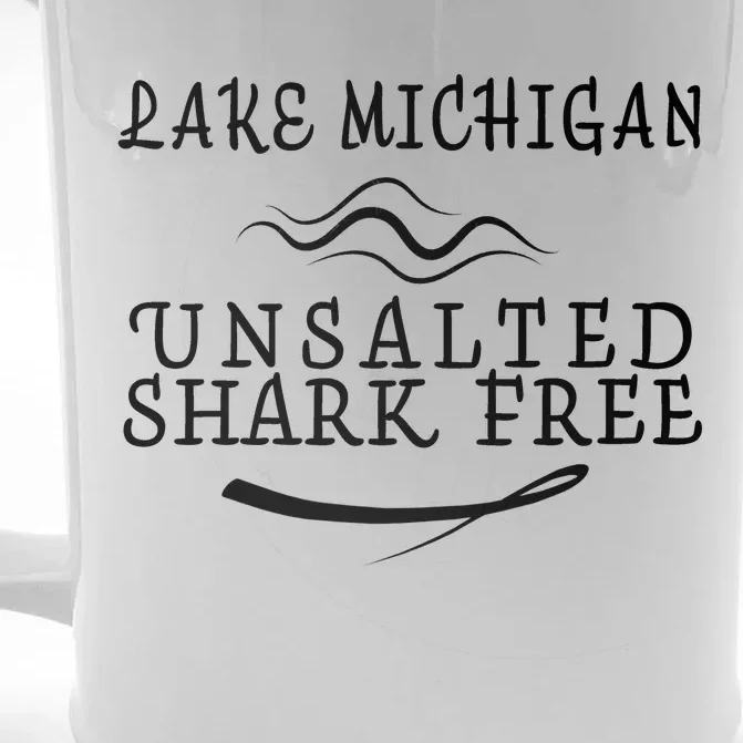 Lake Michigan Unsalted Shark Free Front & Back Beer Stein