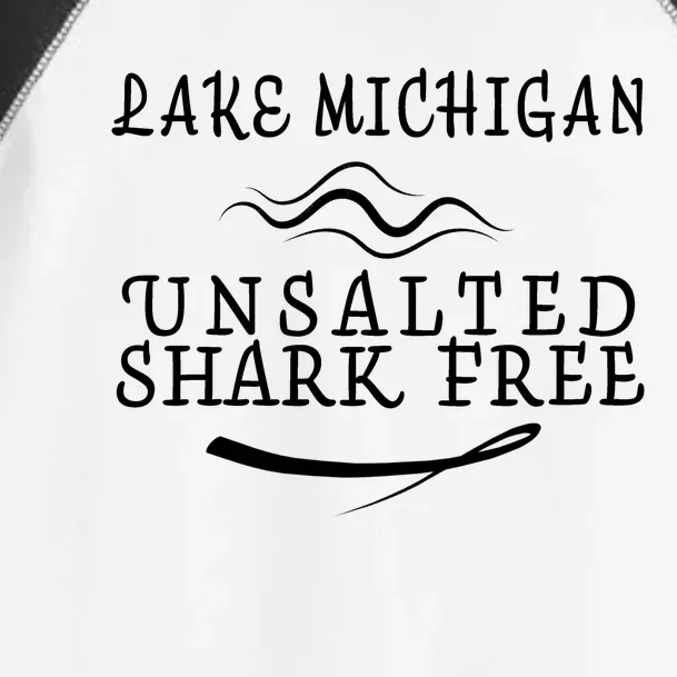 Lake Michigan Unsalted Shark Free Toddler Fine Jersey T-Shirt