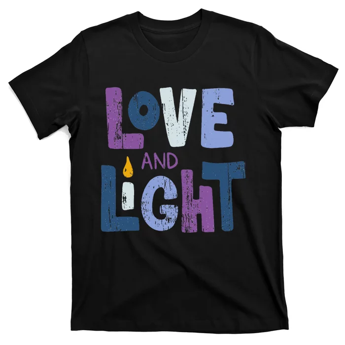 Love And Light  Hanukkah T-Shirt