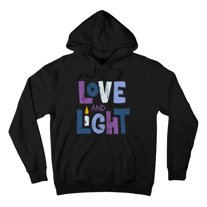 Love And Light  Hanukkah Hoodie