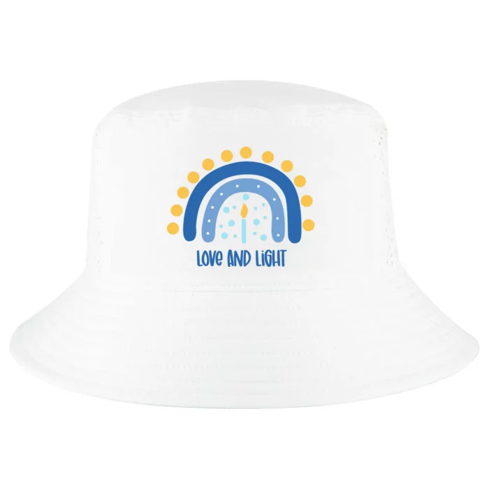 Love And Light Hanukkah Rainbow Jewish Holiday Wo Cool Comfort Performance Bucket Hat