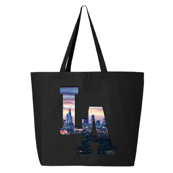 Los Angeles LA Skyline Vintage California LA 25L Jumbo Tote