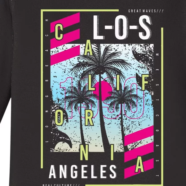 Los Angeles La California Baby Long Sleeve Bodysuit