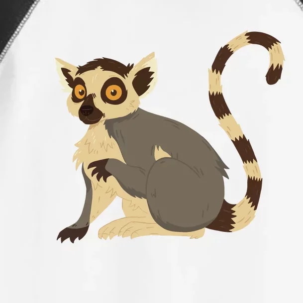 Lemur Animal Toddler Fine Jersey T-Shirt