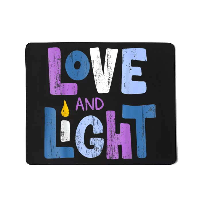 Love And Light Hanukkah For Women Mousepad