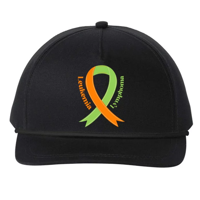 Leukemia And Lymphoma Awareness Snapback Five-Panel Rope Hat