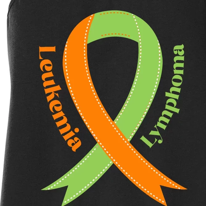 Leukemia And Lymphoma Awareness Women's Racerback Tank