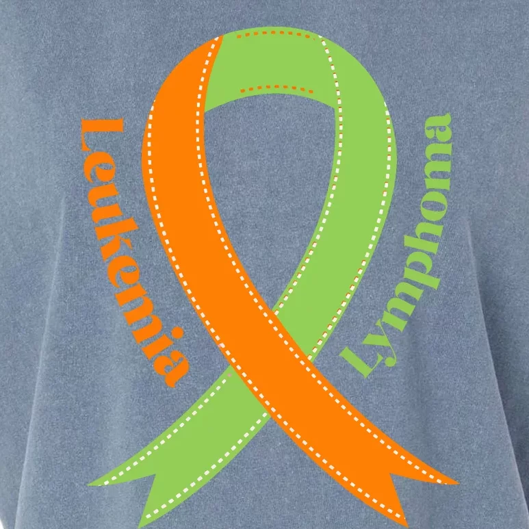 Leukemia And Lymphoma Awareness Garment-Dyed Women's Muscle Tee