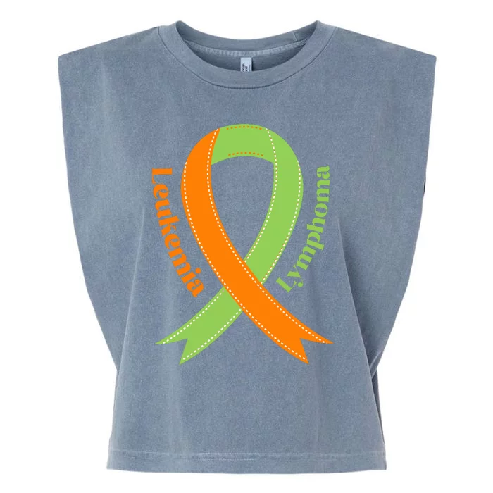 Leukemia And Lymphoma Awareness Garment-Dyed Women's Muscle Tee