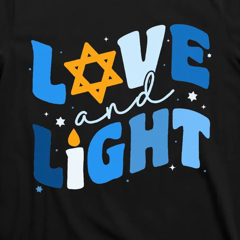 Love And Light Hanukkah For Jewish T-Shirt