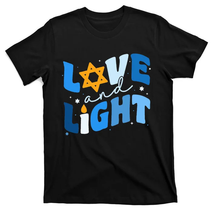 Love And Light Hanukkah For Jewish T-Shirt