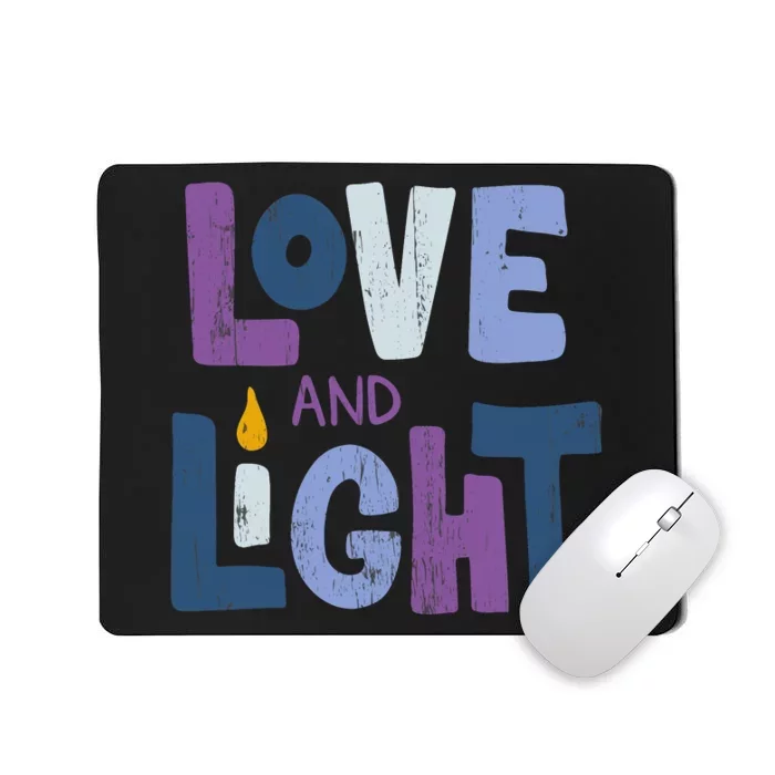 Love And Light Hanukkah Chanukah Jewish Trending Gift Mousepad