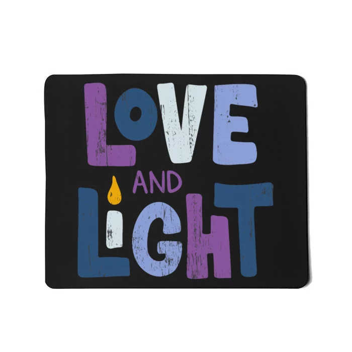 Love And Light Hanukkah Chanukah Jewish Trending Gift Mousepad