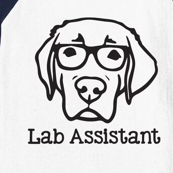 Lab Assistant Labrador Lover Gift Labrador Retriever Dog Baseball Sleeve Shirt