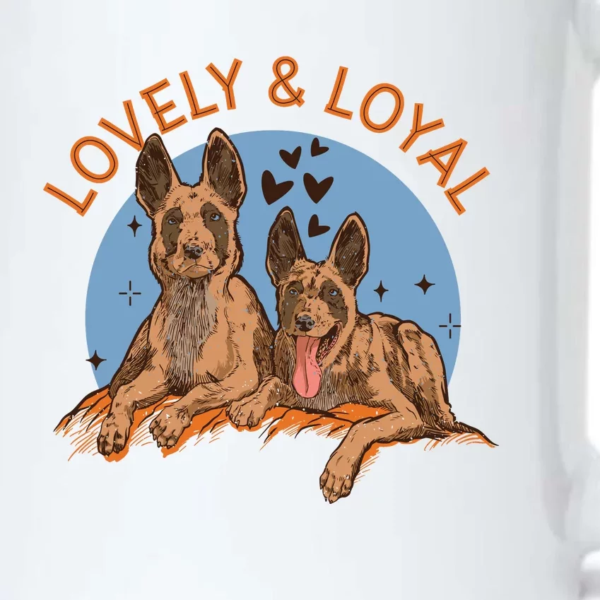 Lovely And Loyal Dog Black Color Changing Mug