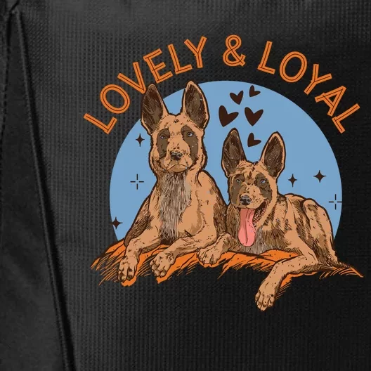 Lovely And Loyal Dog City Backpack