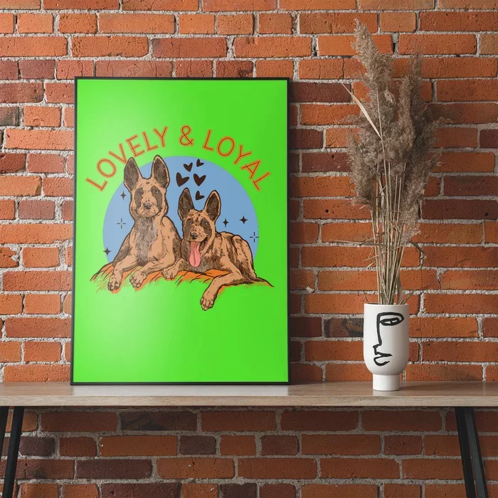 Lovely And Loyal Dog Poster