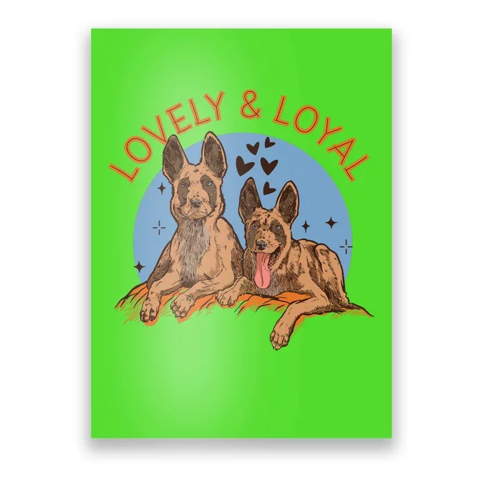 Lovely And Loyal Dog Poster