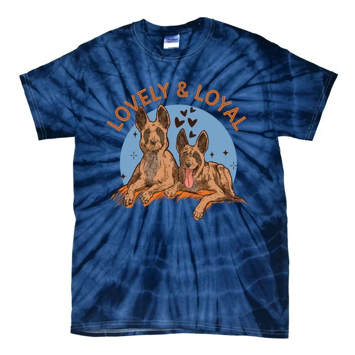 Lovely And Loyal Dog Tie-Dye T-Shirt