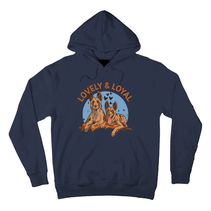 Lovely And Loyal Dog Tall Hoodie