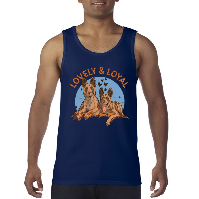 Lovely And Loyal Dog Tank Top