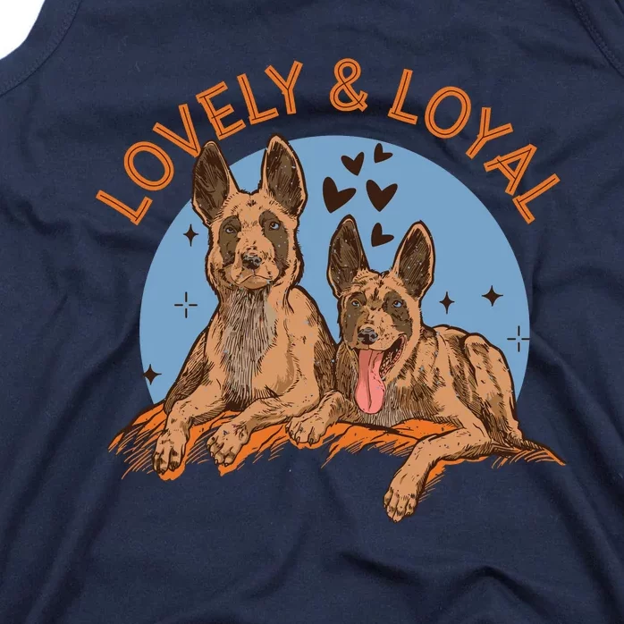 Lovely And Loyal Dog Tank Top