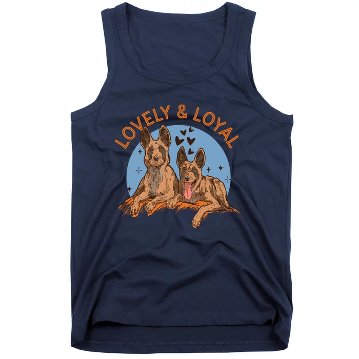 Lovely And Loyal Dog Tank Top