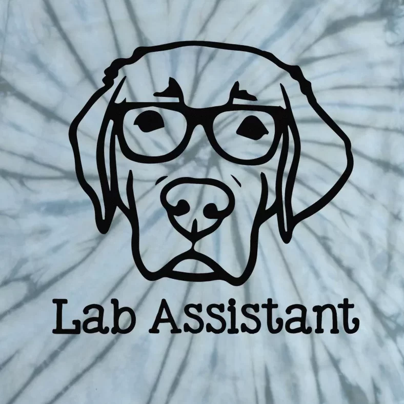 Lab Assistant Labrador Lover Gift Labrador Retriever Dog Tie-Dye T-Shirt