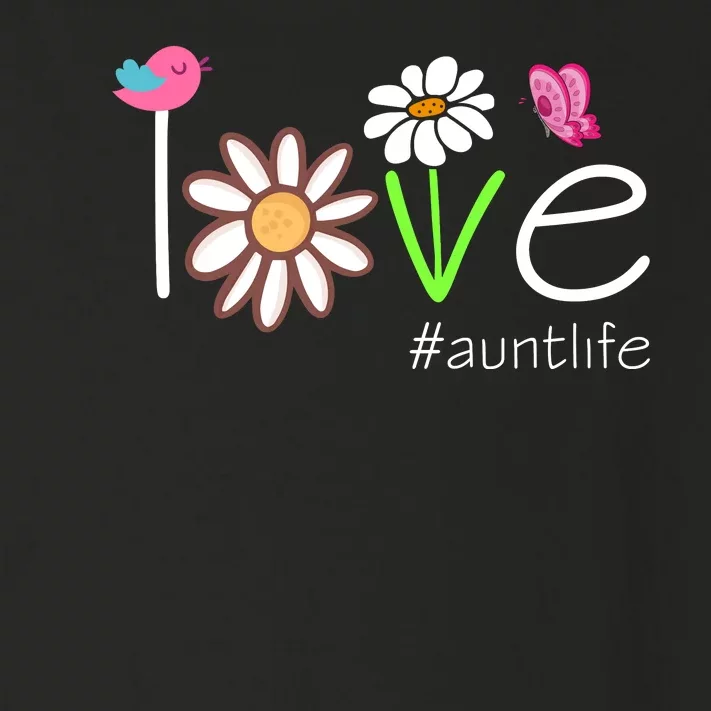 Love Aunt Life Daisy Cute Matching Family Toddler Long Sleeve Shirt