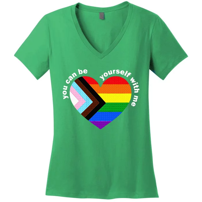 Lgbtq Ally Women's V-Neck T-Shirt