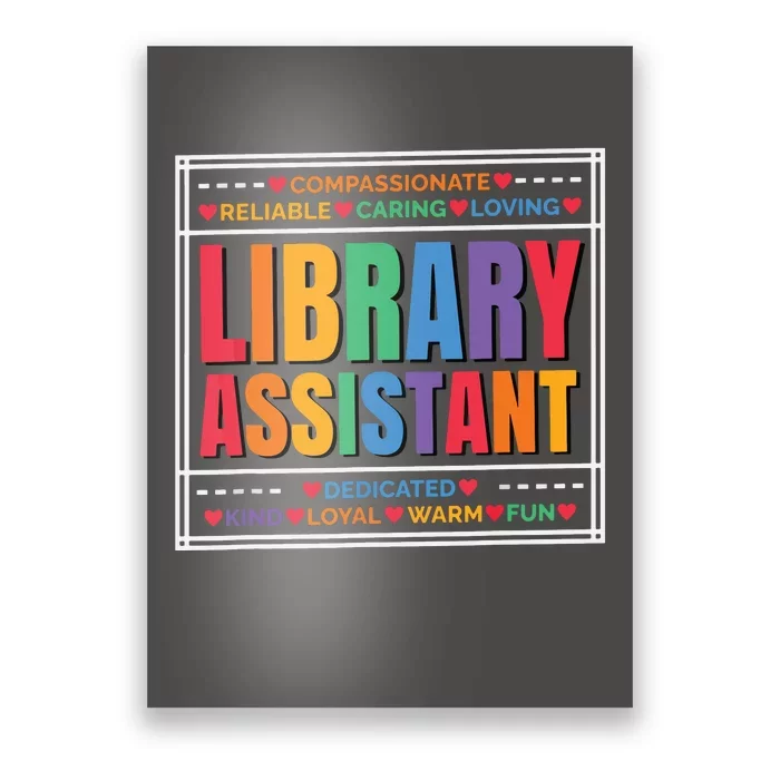 Librarian Assistant Library Poster