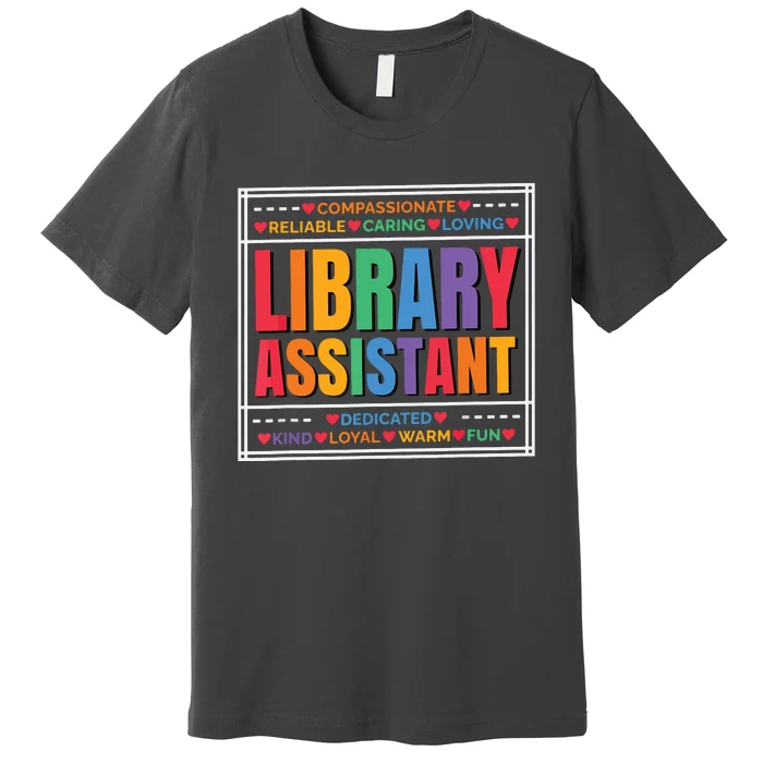 Librarian Assistant Library Premium T-Shirt